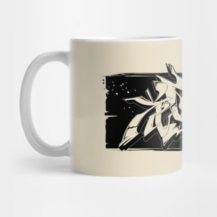 Japanese KANJI Graffiti KACHOFUGETSU Mug